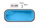 PISCINA DE FIBRA LD600